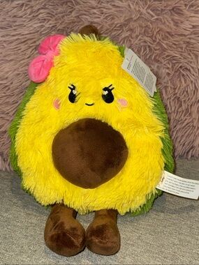 Happy Fuel Augusta Avocado Plush Heating Pad Microwavable Hot Cold NWT